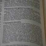 a close up of an open book with words on it