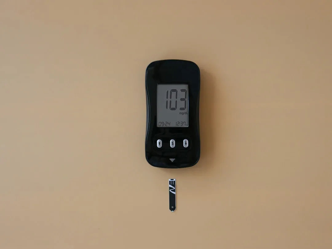 a digital thermometer sitting on top of a table