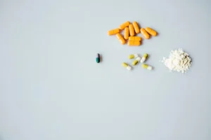 variety of medication capsules