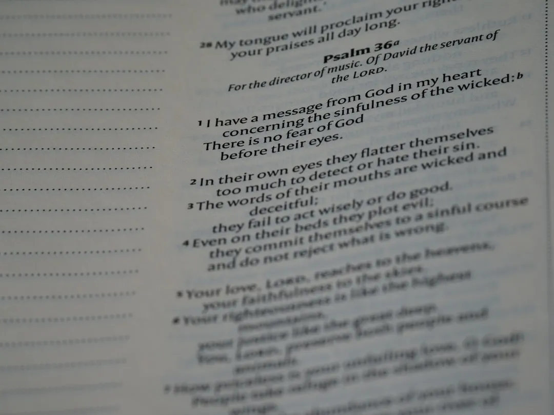 a close up of a text on a book