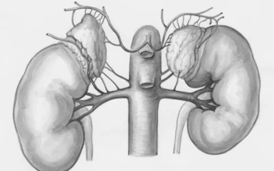 a drawing of the kidney and kidney